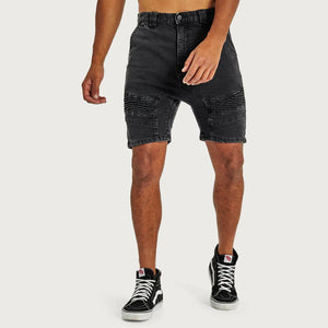 Kiss Chacey Spectra Denim Short - Obsidian Black