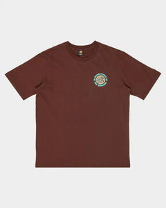 Santa Cruz Speed MDG Dot Puff Short Sleeve Tee - Brown