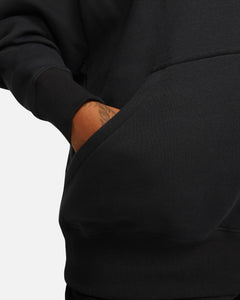 Nike Sportswear Phoenix Fleece Pullover Hood (Plus Size) - Black