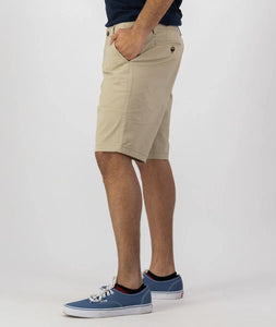 Swanndri Mission Bay Chino Short - Light Stone
