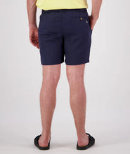 Load image into Gallery viewer, Swanndri Neville Linen Shorts - Navy
