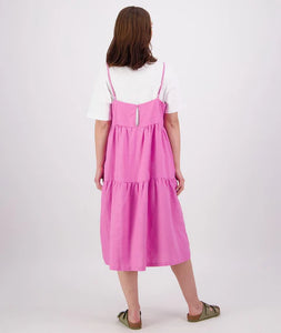 Swanndri St Clair V2 Midi Dress - Raspberry