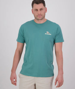Swanndri Pop Top T-Shirt - Jade/Light Taupe