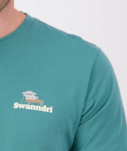 Load image into Gallery viewer, Swanndri Pop Top T-Shirt - Jade/Light Taupe
