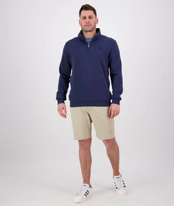 Swanndri Fundamentals Quarter Zip - Navy