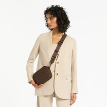 Load image into Gallery viewer, Status Anxiety Plunder Bag With Webbed Strap - Cocoa

