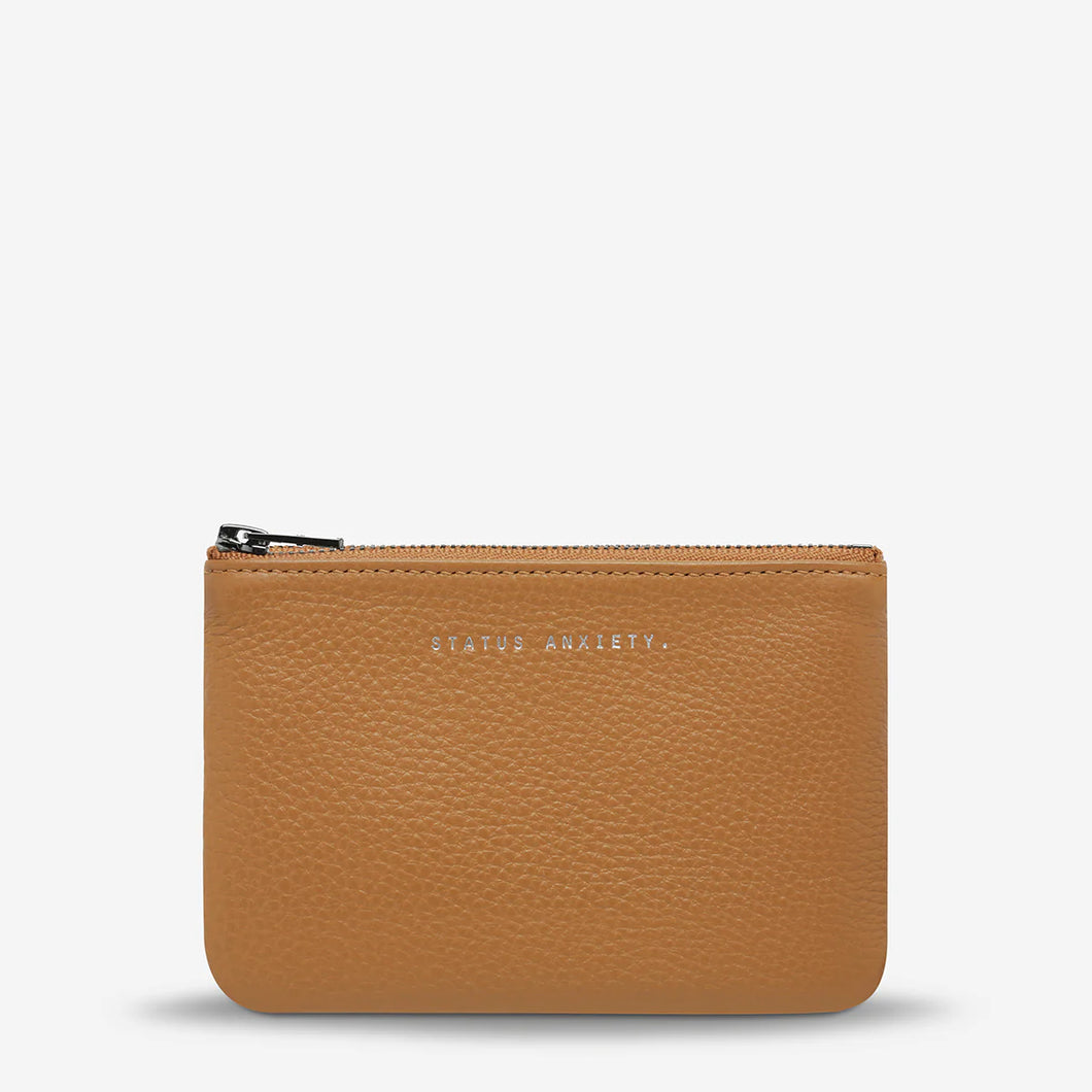 Status Anxiety Change It All Leather Pouch - Tan