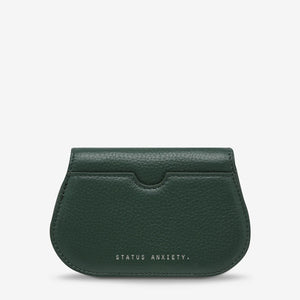 Status Anxiety Eyes Wide Teal Leather Wallet