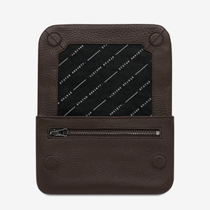 Status Anxiety Impermanent Wallet - Cocoa