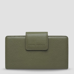 Status Anxiety Ruins Women's Leather Wallet - Khaki