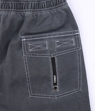 Load image into Gallery viewer, Former Swans 18" Swim Short - Black
