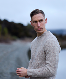 Swanndri Sentry Hill Knit Crew - Oatmeal