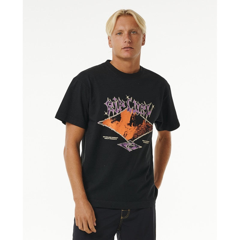 Rip Curl QSP Metal Core Tee - Black