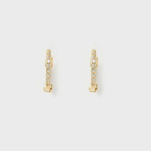 Load image into Gallery viewer, Arms Of Eve Tabitha Huggie Earrings
