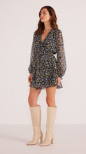 Load image into Gallery viewer, MINKPINK Taylee Long Sleeve Mini Dress - Midnight-Ditsy
