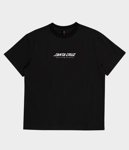 Santa Cruz SC Strip Front Tee - Black