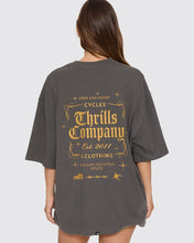 Load image into Gallery viewer, Thrills Seen &amp; Heard Oversized Tee - Merch Black
