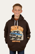 Load image into Gallery viewer, Ringers Western Truck  Yeah Boys Oversized Pullover Hoodie - Charcoal
