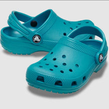 Load image into Gallery viewer, Crocs Toddler Classic Clog - Turbo Teal
