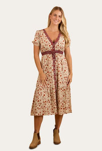 Ringers Western Twyla Womens Midi Dress - Off White