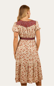 Ringers Western Twyla Womens Midi Dress - Off White