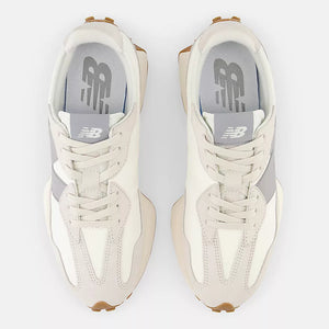New Balance 327 Shoe - Moonbeam with Shadow Grey