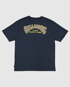 Billabong 73 Arch Tee (10-16) - Dusty Navy