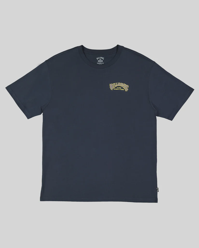 Billabong 73 Arch Tee (10-16) - Dusty Navy