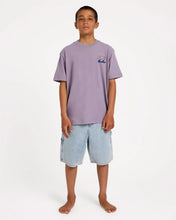 Load image into Gallery viewer, Billabong Crayon Wave T-Shirt (10-16) - Purple Ash
