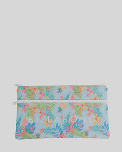Billabong In Da Jungle Large Pencil Case - Blue Glow