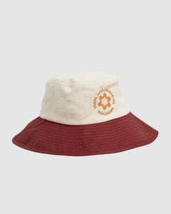 Billabong Youth Peace Love Bucket Hat - Red Rock