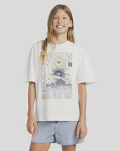 Load image into Gallery viewer, Billabong Girls 6-16 Swell Trip Jnr T-Shirt - Salt Crystal
