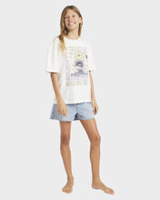 Load image into Gallery viewer, Billabong Girls 6-16 Swell Trip Jnr T-Shirt - Salt Crystal
