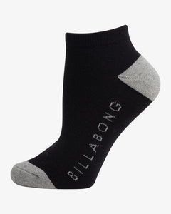 Billabong Serenity 5 Pack of Socks - Black