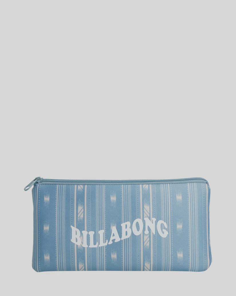 Billabong Gone West Small Pencil Case - Misty Blue