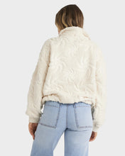 Load image into Gallery viewer, Billabong Sun Trippin Half Zip Crew - White Cap
