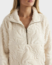 Load image into Gallery viewer, Billabong Sun Trippin Half Zip Crew - White Cap
