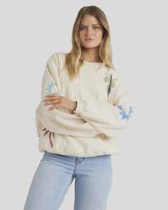 Billabong  Water Signs Kendall Crew - White Cap