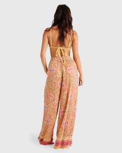 Billabong Sweet Mystic Follow Me Pant - Pale Yellow