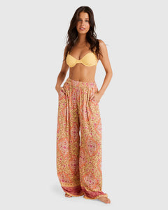 Billabong Sweet Mystic Follow Me Pant - Pale Yellow