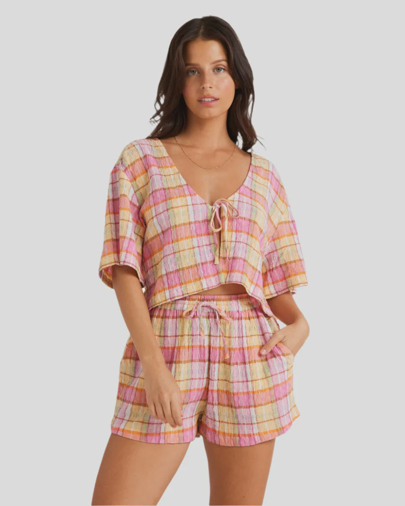Billabong Darlin Check Short - Multi
