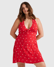 Load image into Gallery viewer, Billabong Darlin Halter Dress - Fiesta Red
