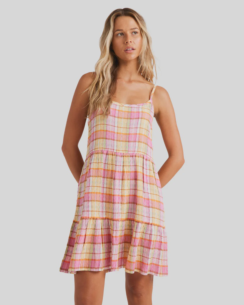 Billabong Darlin Check Dress - Multi