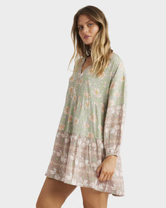 Billabong More To Sea La Mer Dress - Pistachio