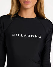 Load image into Gallery viewer, Billabong Pacific Long Sleeve Rashie - Black
