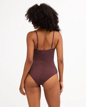 Load image into Gallery viewer, Billabong Womens Sol Searcher Wrap One Piece Swimsuit - Teak
