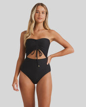 Load image into Gallery viewer, Billabong Tanlines Bandeau Onepiece - Black
