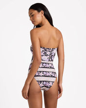 Load image into Gallery viewer, Billabong Womens Forevermore Summer Bandeau One Piece Swimsuit - Black Pebble
