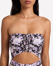 Load image into Gallery viewer, Billabong Womens Forevermore Summer Bandeau One Piece Swimsuit - Black Pebble
