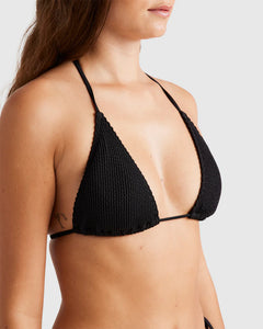 Billabong Summer High Remi Tri Bikini Top - Black